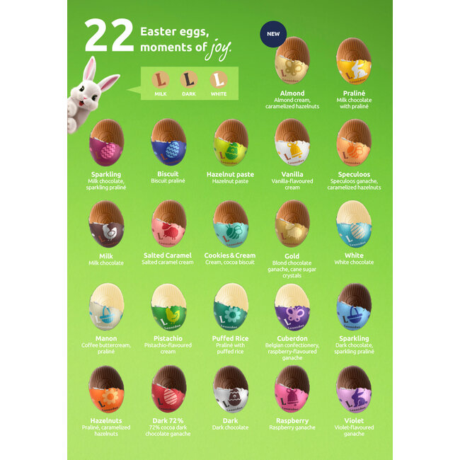 Leonidas Small Easter eggs 1kg (of your choice)