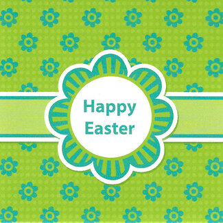 Greeting Card 'Happy Easter' (7x7cm)
