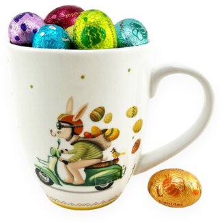 Leonidas Mug 'Easter' 30 small Easter Eggs