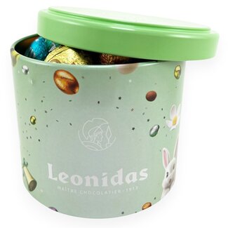 Leonidas Easter pot with lid (zinc) 30 small Easter eggs