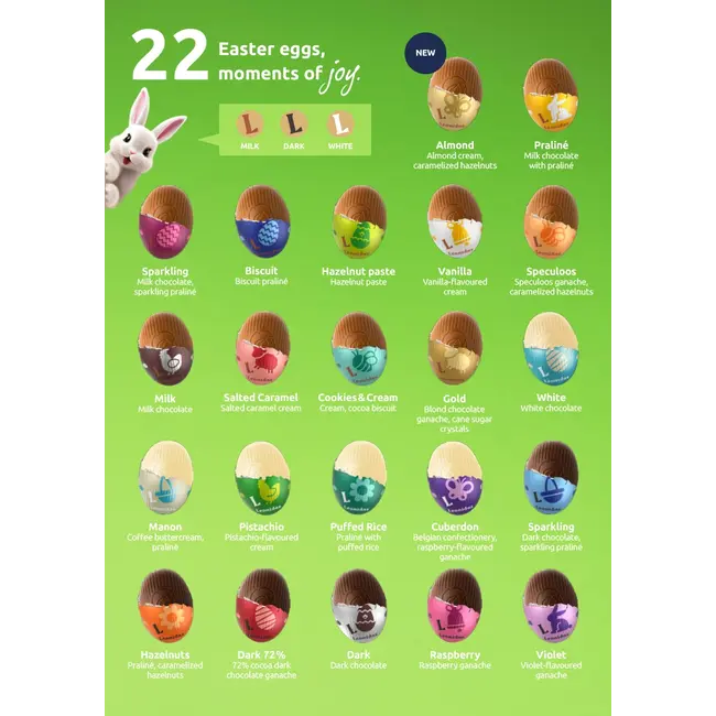 Leonidas Zakje 20 Paaseitjes