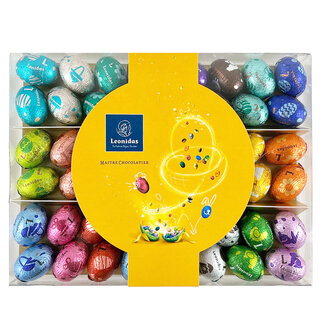 Leonidas Boite plexi 48 petits Oeufs de Pâques