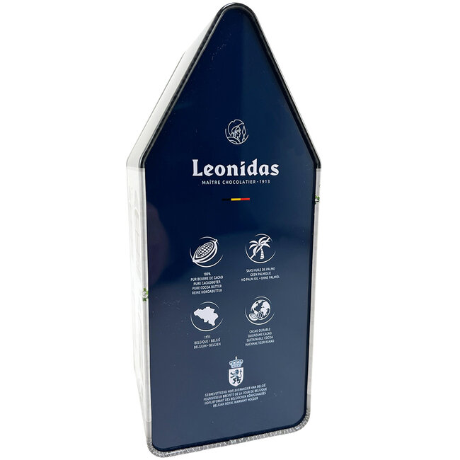 Leonidas Metalen huis 500g pralines