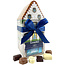 Leonidas Maison en métal 250g avec assortiment de pralines