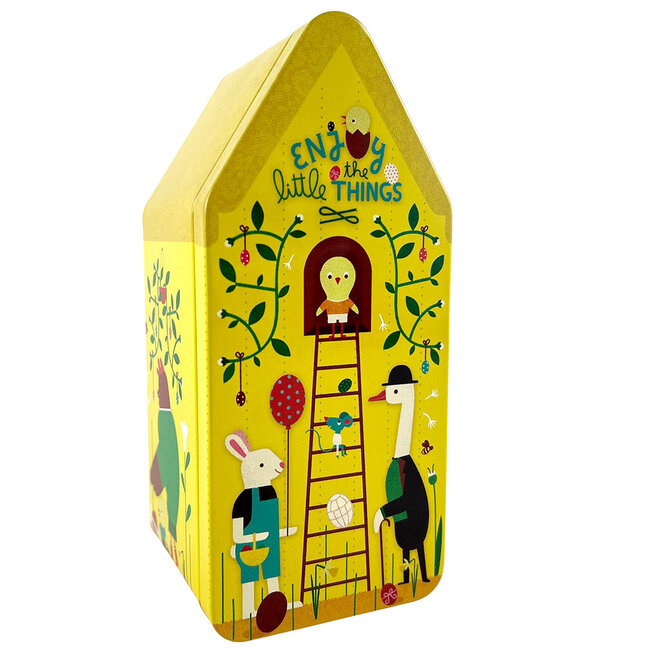 Leonidas Tin house - 250g small Easter Eggs