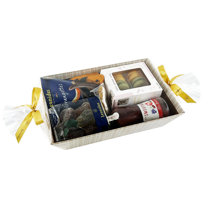 Geschenkmand (S) Fruit lovers met diverse fruitige lekkernijen