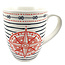 Compass Mug filled with chocolates