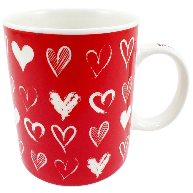 Tasse à Café Cœurs Garnie