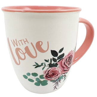 Porzellanbecher 'With Love'