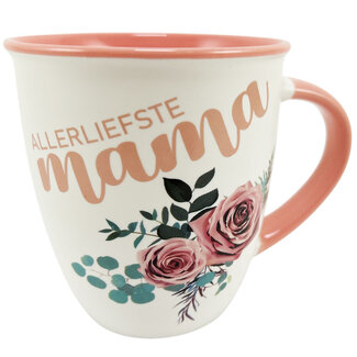 Porzellanbecher 'Allerliefste Mama'