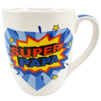 Porzellanbecher 'SUPER PAPA'