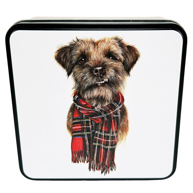 Tin box (Border Terrier) Vanilla Fudge 120g