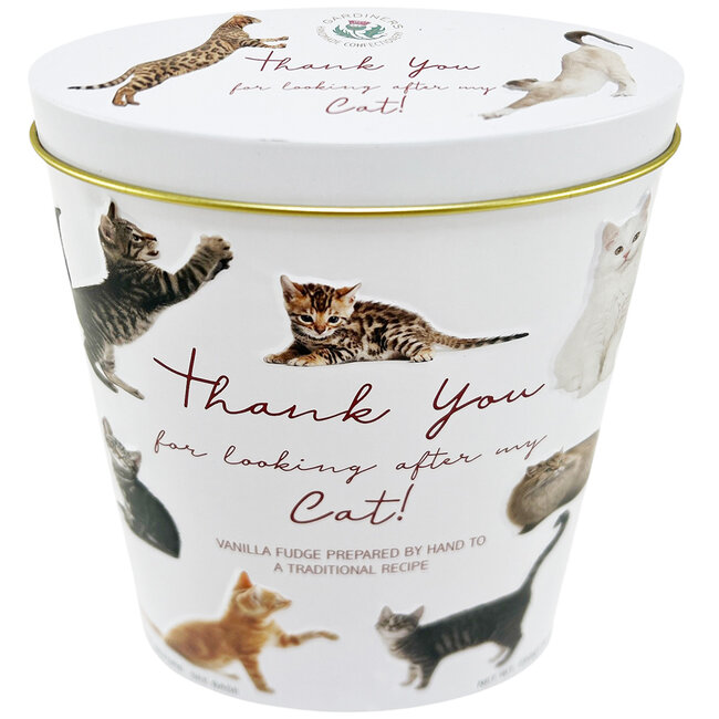 Blik (Thank You - Cat) Vanillefudge 250g