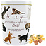 Tin box (Thank You - Cat) Vanilla Fudge 250g