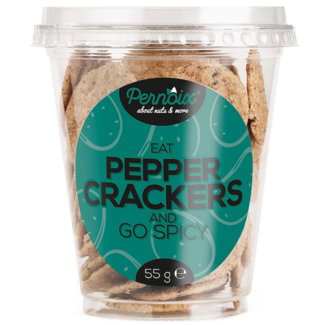 Pernoix Zwarte Pepercrackers 55g