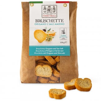 Bruschetta's met oregano en zeezout 150g