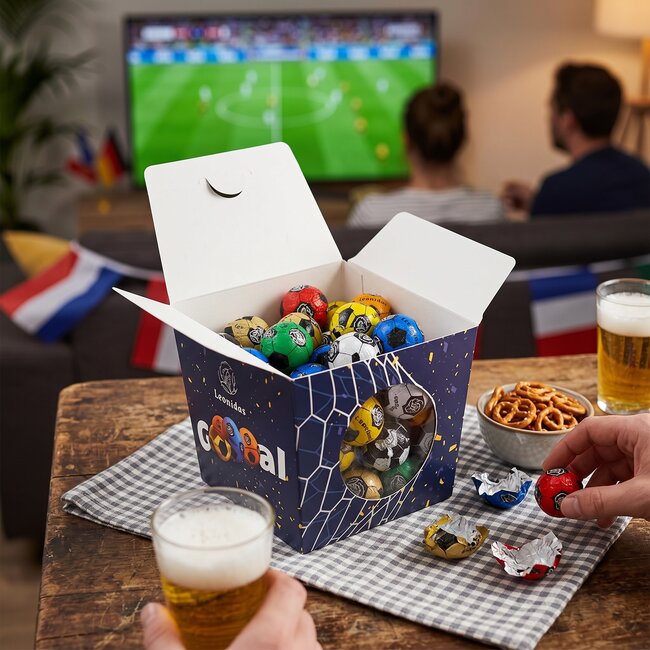 Leonidas 54 Chocolate Footballs Supporter's Box