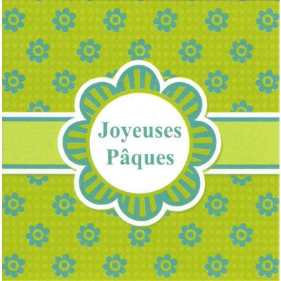 Grußkarte 'Joyeuses Pâques'
