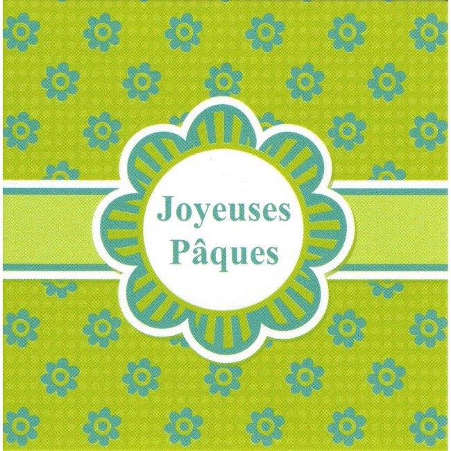 Carte de voeux 'Joyeuses Pâques'