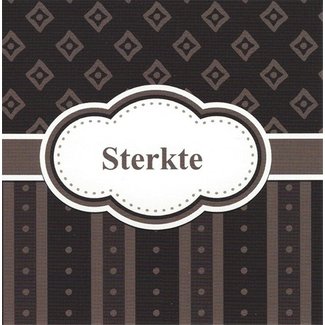 Greeting Card 'Sterkte' (7x7cm)