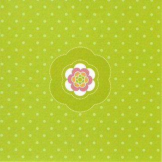 Carte de voeux 'vert' (7x7cm)