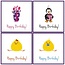 Greeting Card 'Happy Birthday' (7x7cm)