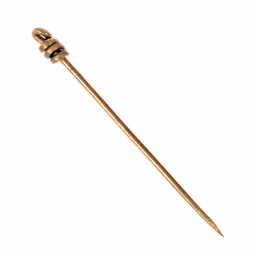 Medieval pin for headwear