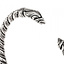 Viking raven bracelet, silvered