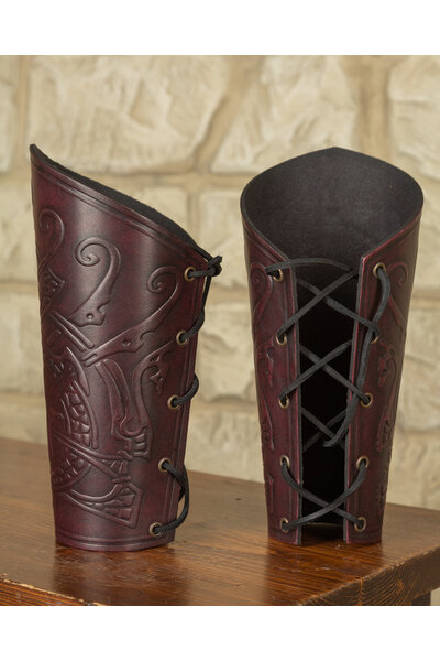 Ragnarok vambraces Midgard, red