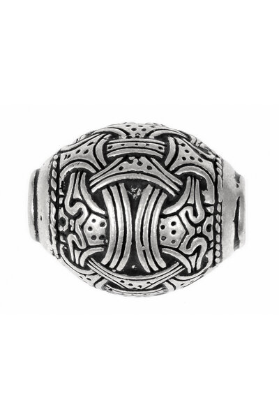 Viking bead Jellinge, silver-plated