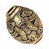 Viking bead Jellinge, bronze