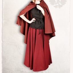 Medieval cape Kim, red