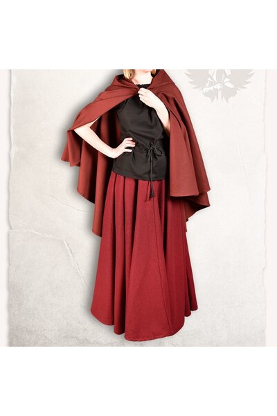Medieval cape Kim, red