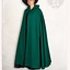 Gora wool cloak, green