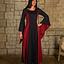 Medieval dress Stella, black-red