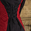 Medieval dress Stella, black-red