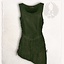Leather dress Lunette, green