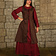 Mytholon Medieval dress Leandra, brown