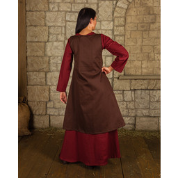 Medieval dress Leandra, brown