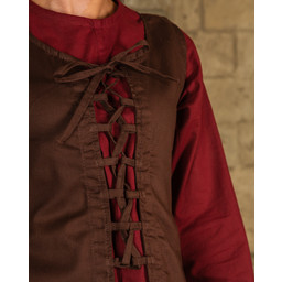 Medieval dress Leandra, brown