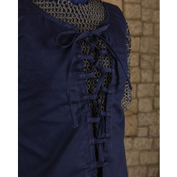 Medieval dress Leandra, dark blue