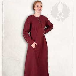 Medieval dress Jovina, red