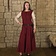 Mytholon Medieval dress Elodie, red/cream