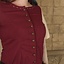 Medieval dress Elodie, red/cream