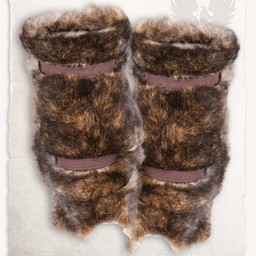 Fur vambrace Arthur, brown