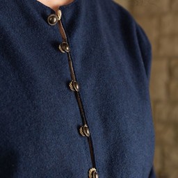 Renaissance Tunic Rafael, wool, blue