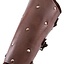 Vambraces with rivets, brown