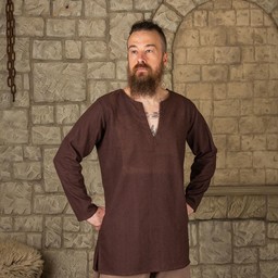 Viking tunic Tronde, brown