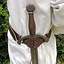 Medieval sword belt, brown