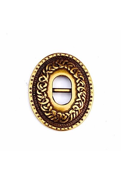 Renaissance bag button brass